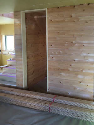 さわらの板張り in群馬