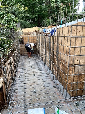 化粧垂木の家：外構工事