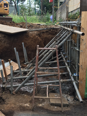 土留め打設工事