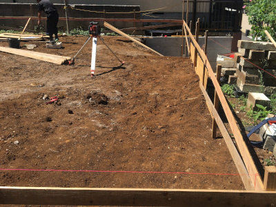 化粧垂木の家/遣り方