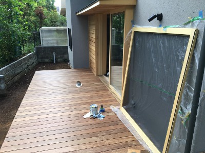 木製建具の塗装