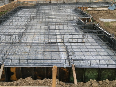 基礎工事－配筋編