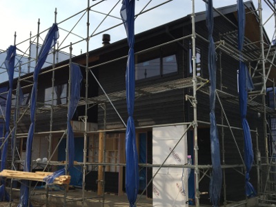 K邸-焼杉の外観