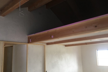 K邸　壁塗り完成