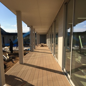 80㎡のﾃﾞｯｷ